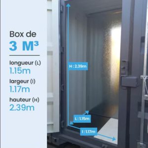 Location Box de 3m³